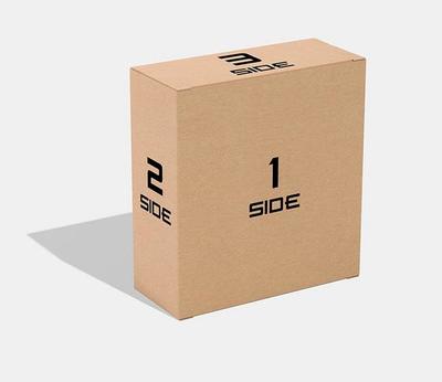 瓦楞纸箱包装盒快递产品展示效果图PSD智能样机贴图素材模板下载