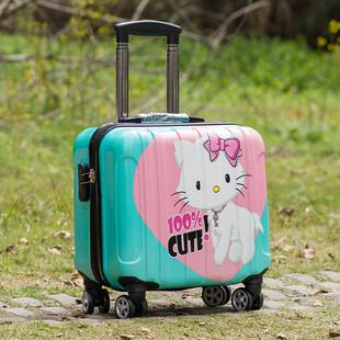 儿童行李箱宝宝拉杆箱男女万向轮20寸登机箱子卡通动物旅行箱可爱